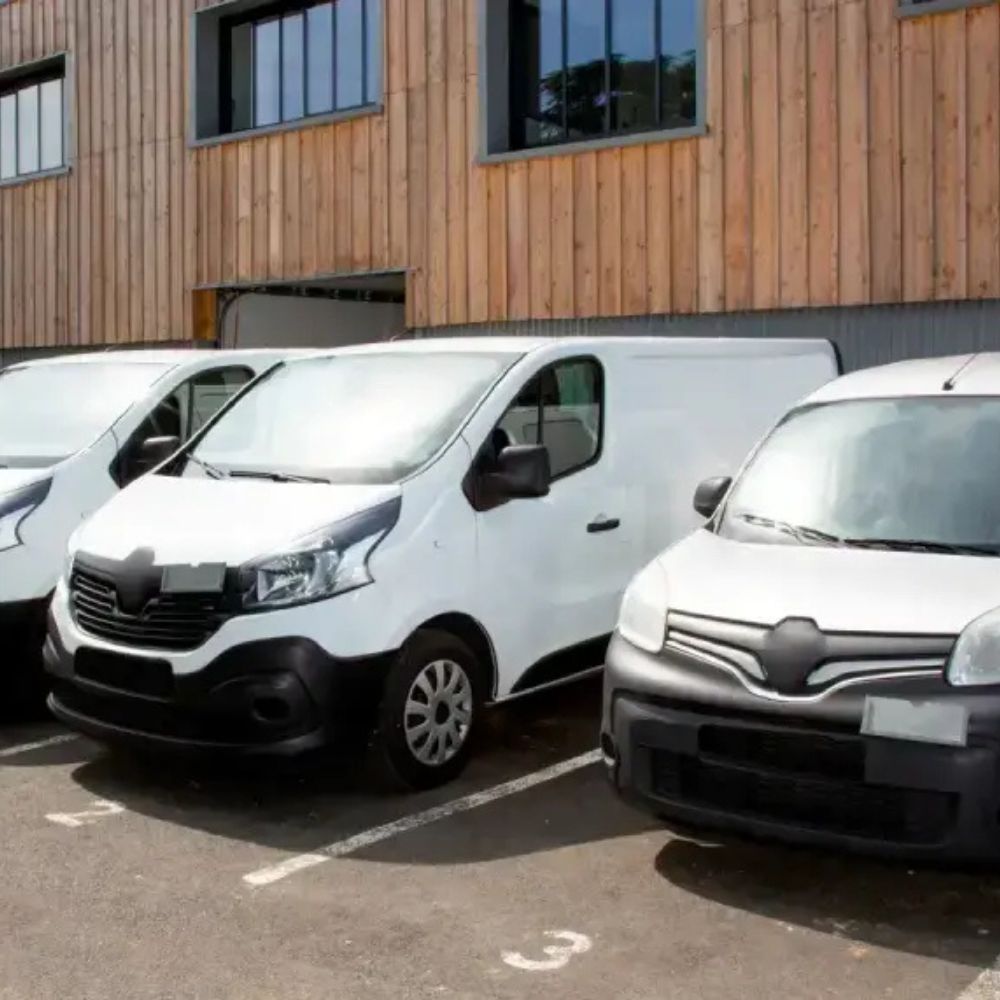 image showing photos of vehicles belonging to the EPS group, customers of Transpoco Telematics