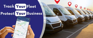 Transpoco second banner, track your fleet protect your business  on dekstop )